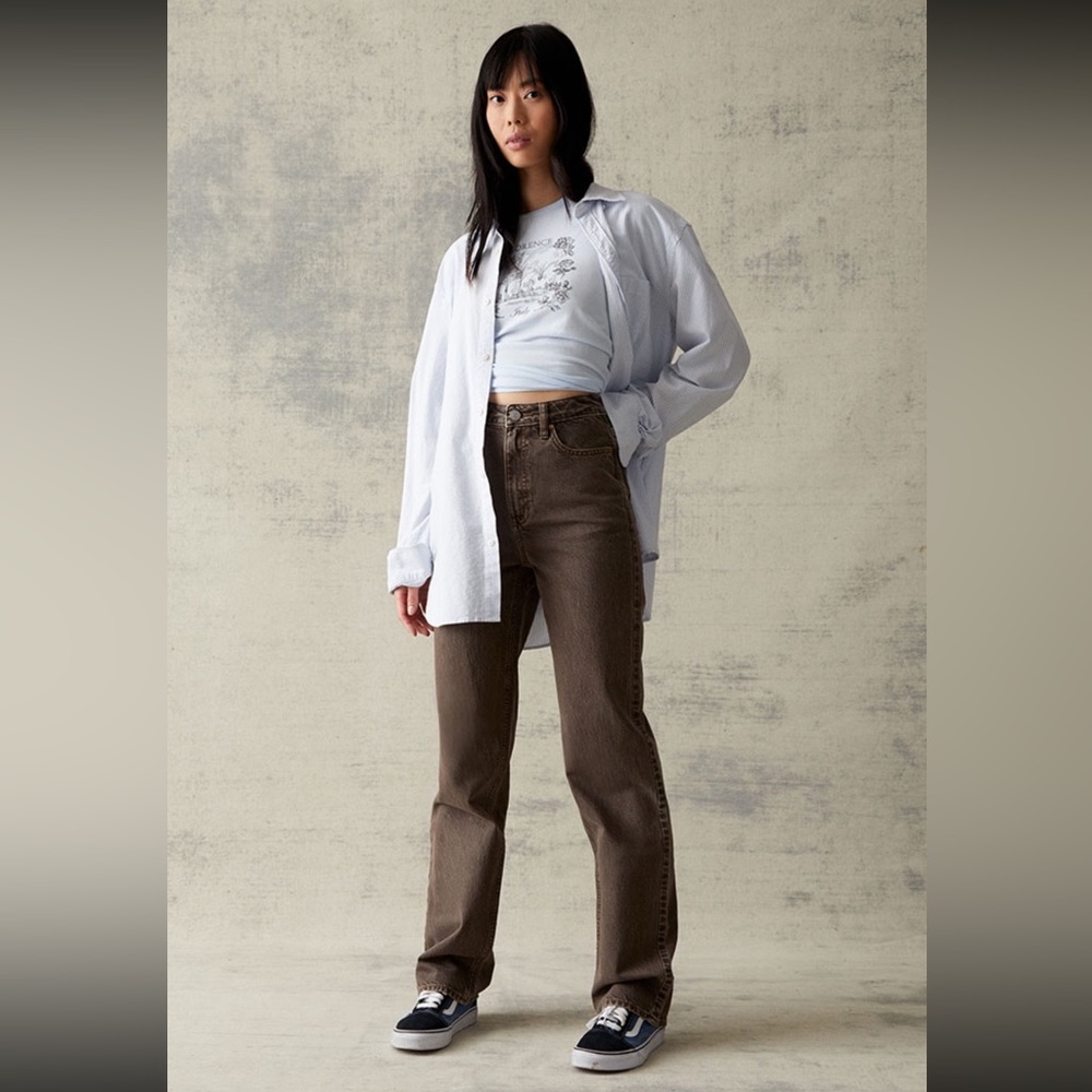 PacSun Eco Brown 90’s Boyfriend Jeans